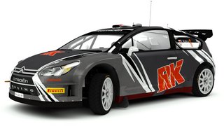 Citroen C4 WRC 3D renders