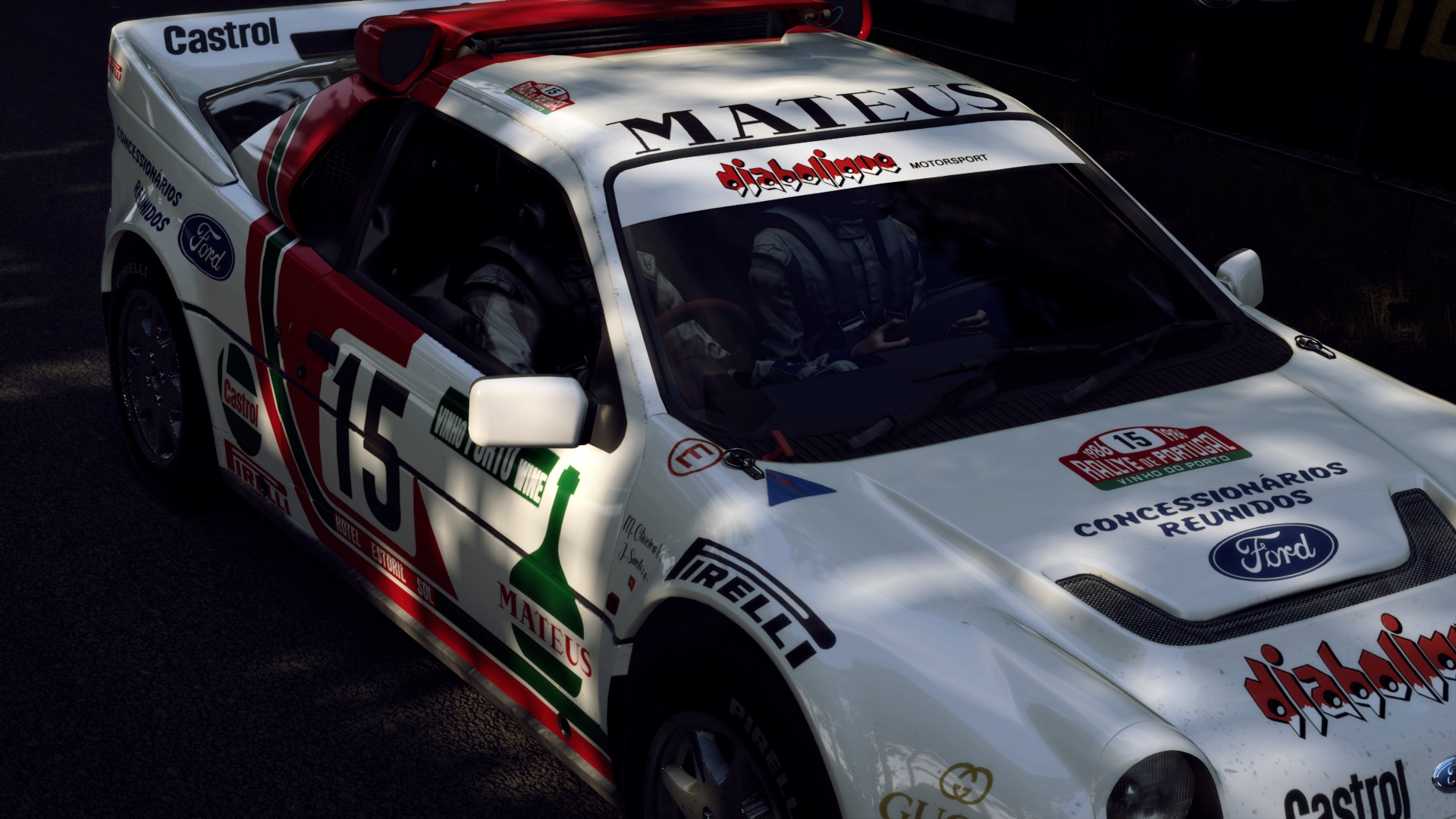 Ford RS200 Diabolique livery for Dirt Rally 2.0