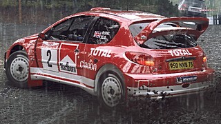 Peugeot 206 WRC Burns livery