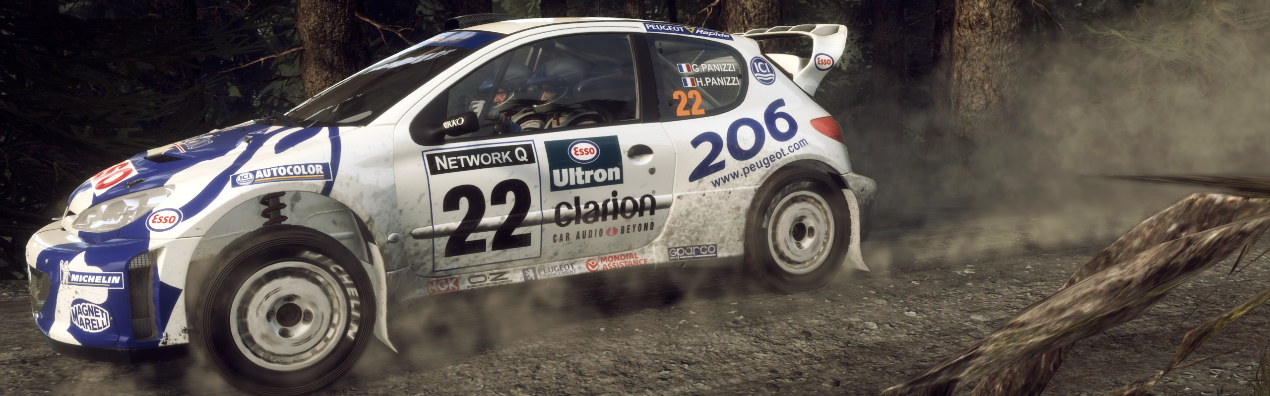 Peugeot 206 WRC Panizzi livery