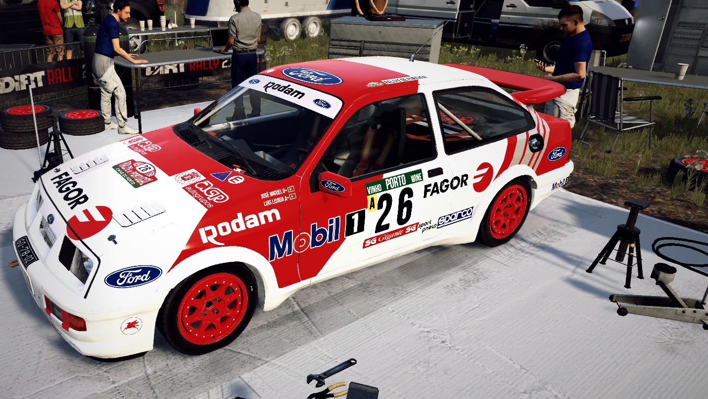 JMiguel Ford RS500 livery for Dirt Rally 2.0